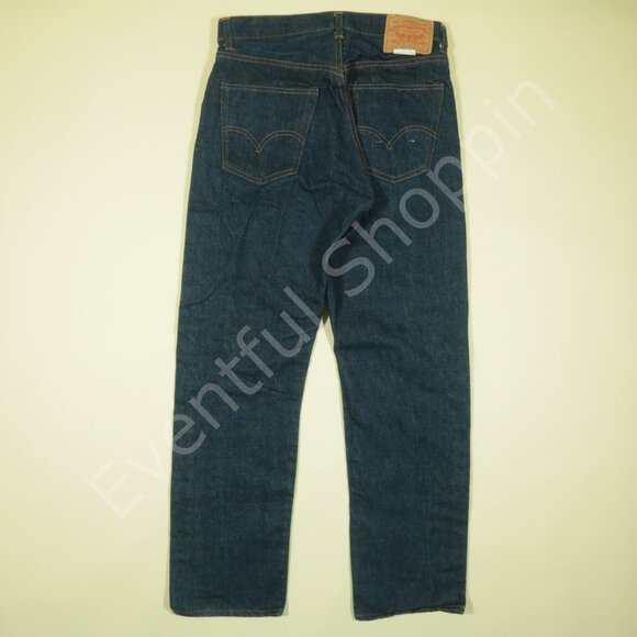 Vintage Levis 505 Big E Selvedge Jeans Mens 33 Blue Deadstock 60s Denim USA - Picture 3 of 16